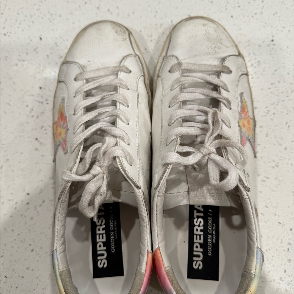 Golden Goose White Sneakers with Star Detail - Picture 6 of 6